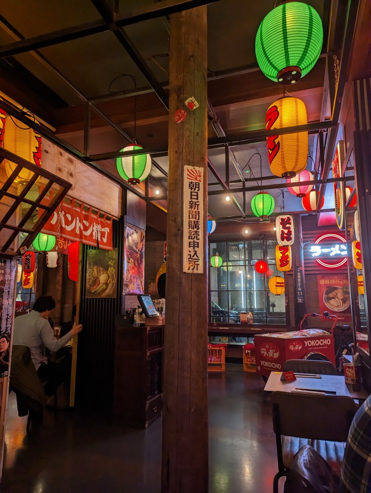 The restaurant can be found just next to Leicester Square in central London