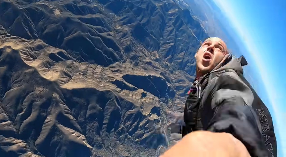 A video of Trevor Daniel Jacob's stunt has been viewed about three million times