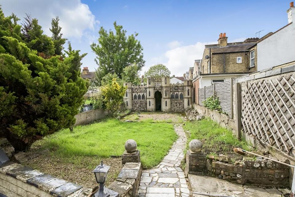 A three-bed terraced house in Abbey Wood London comes with a surprise in the garden