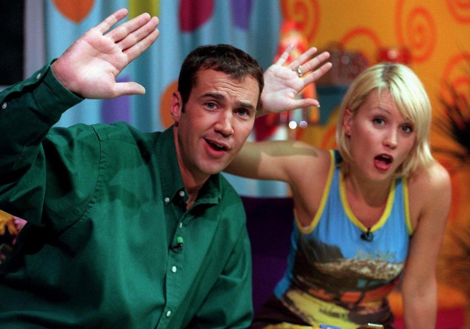 Johnny and Denise fronting the Big Breakfast back in 1997