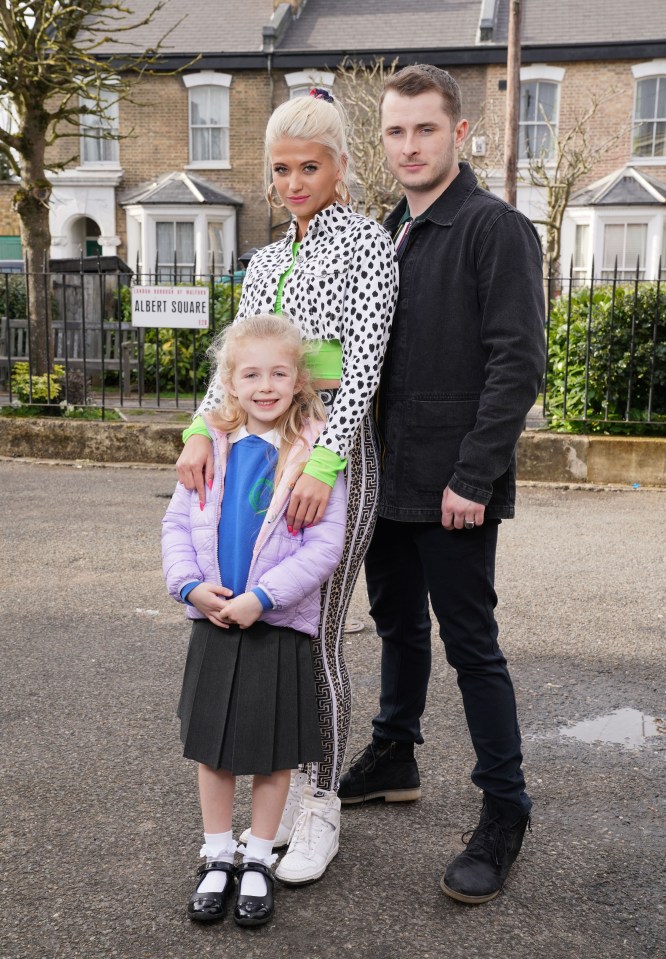 Max first arrived on the soap to play Ben Mitchell in 2019 alongside Lola and her daughter Lexie