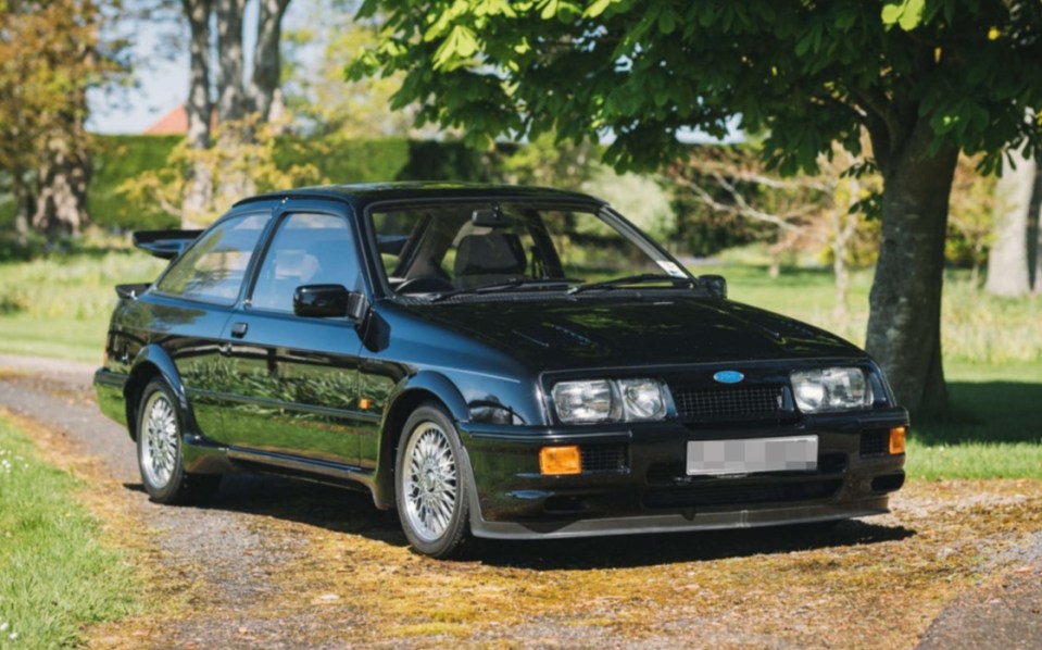 The 1987 Sierra Cosworth RS500 is up for sale with Silverstone Auctions