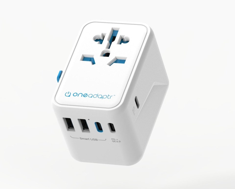 A universal plug is ideal for anyone who loves their gadgets on holiday