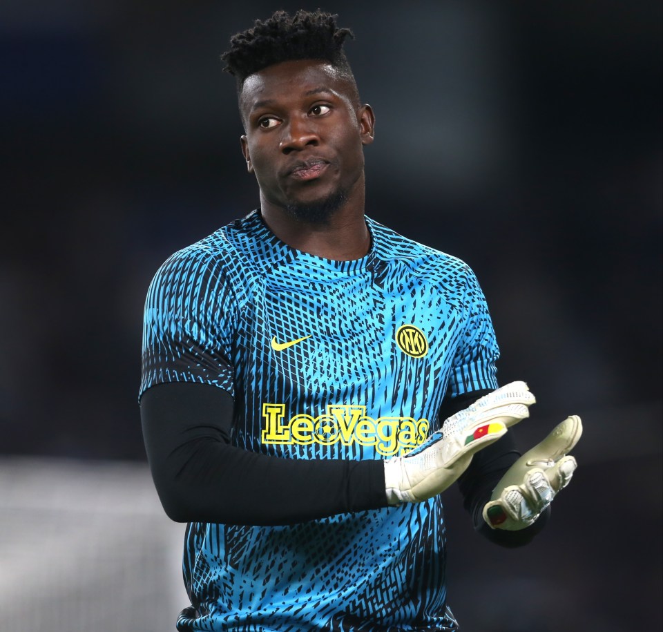 But with David de Gea's future uncertain, United may prioritise a goalie such as Andre Onana instead