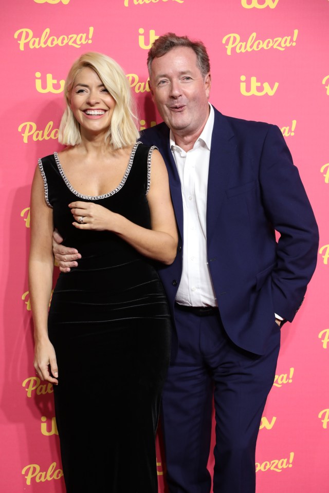 Holly Willoughby with her pal Piers