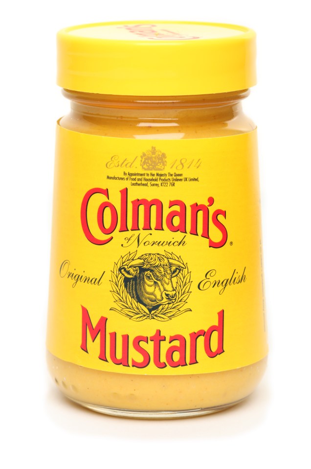 Colman’s mustard has 0.42g per serving