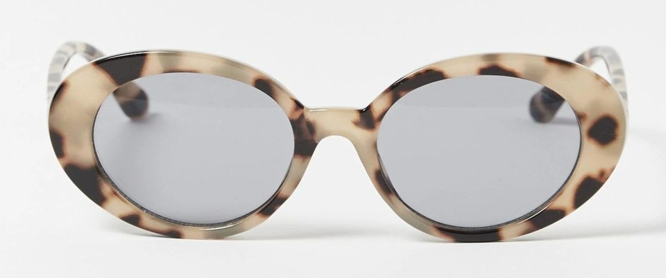 This pair of oval tortoise-shell shades are £26 at Oliver Bonas