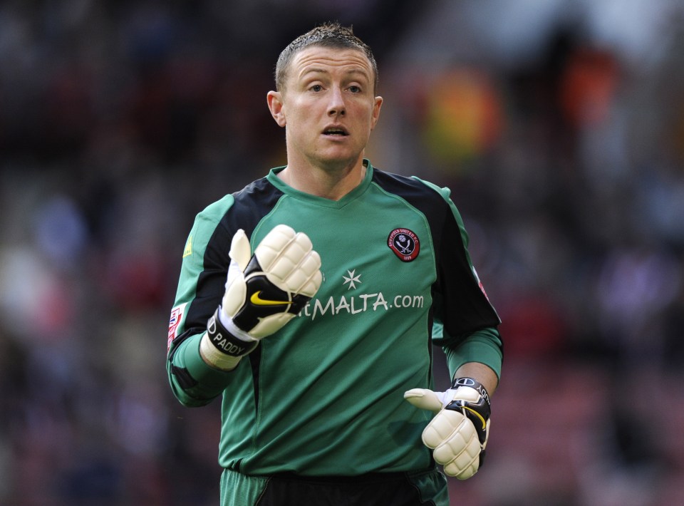 Paddy Kenny played for Sheffield United for eight seasons