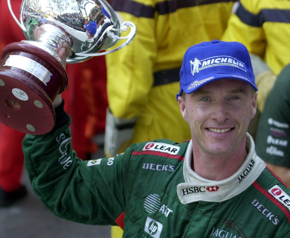 Eddie Irvine finished second in the 1999 Formula One Drivers’ Championship