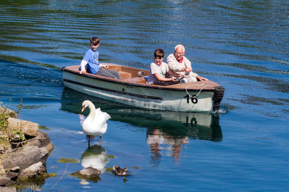 Kate took her family to Southport, just an hour from her home (stock image)