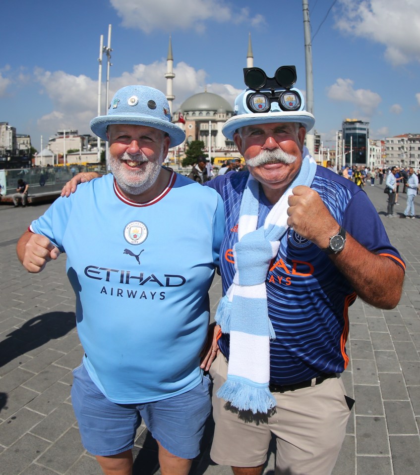 City fans are hoping to win their first ever Champions League