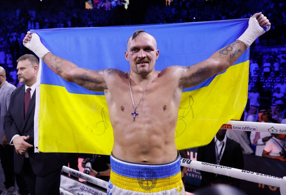 The bulked-up Oleksandr Usyk defeated Anthony Joshua for a second time in August