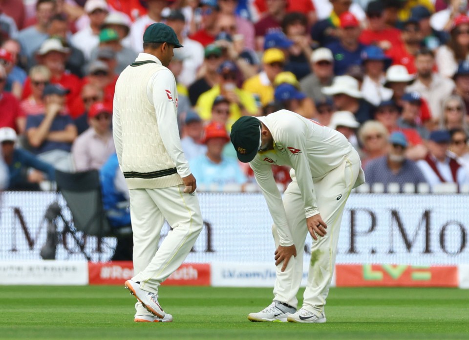 The incident occurred on day two of the second Ashes Test at Lord's