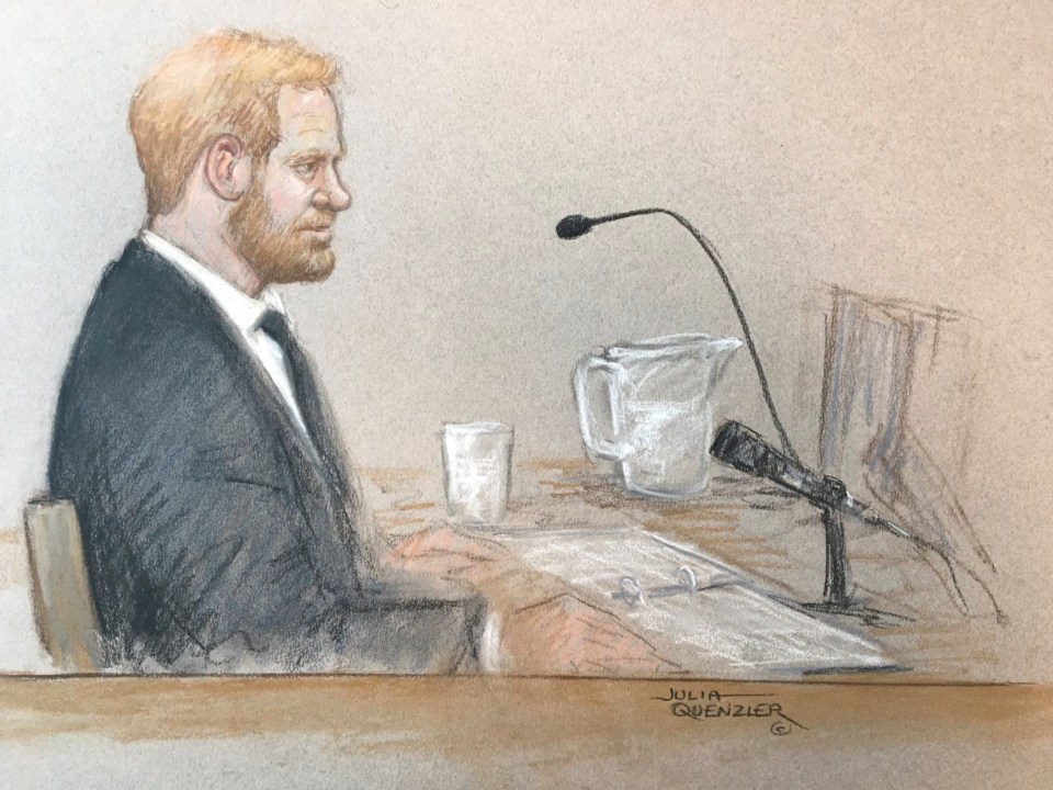 Harry limped through five hours in a witness box as his case fell apart