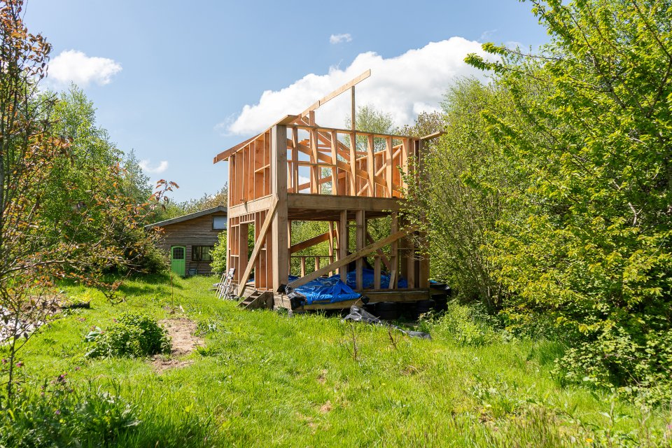 The couple reckon the total cost of the building will come to just £30,000, which they are paying off with their savings