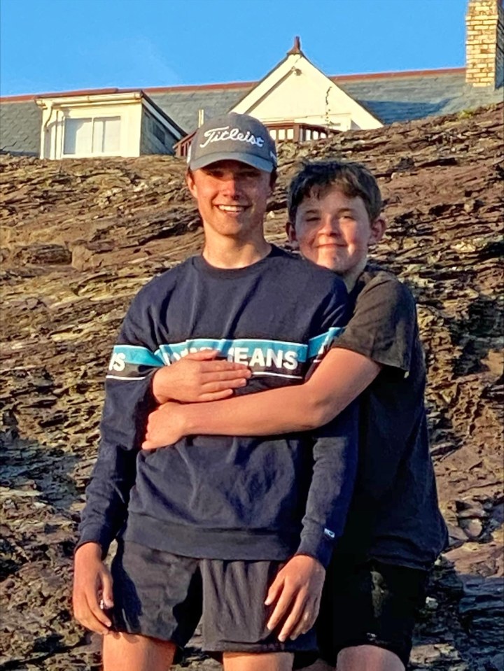 The 19-year-old, pictured with brother Charlie, has been described as a 'beautiful, brilliant, bright young man'