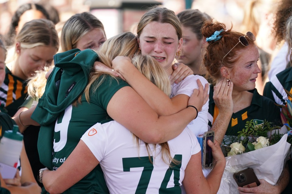 Students cried as they remembered their friends