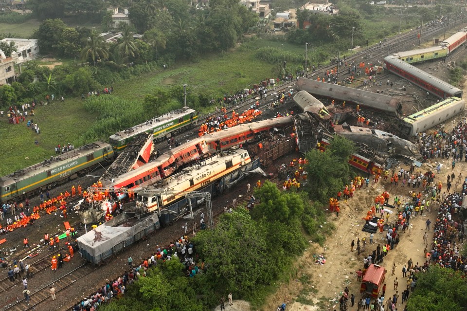 At least 288 people were killed and over 900 injured in the horror triple train crash