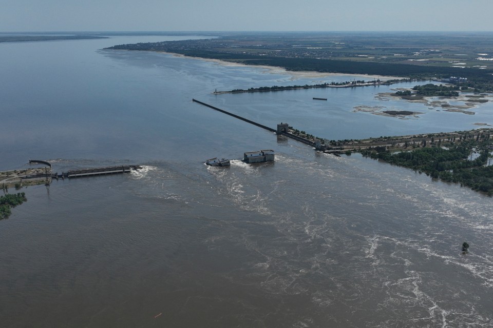 On June 6, the dam gave way releasing a wall of water into the region, devastating the local area and causing tens of thousands to evacuate