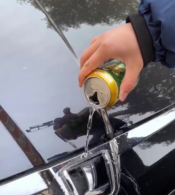 Kevin says you can clean your car with beer