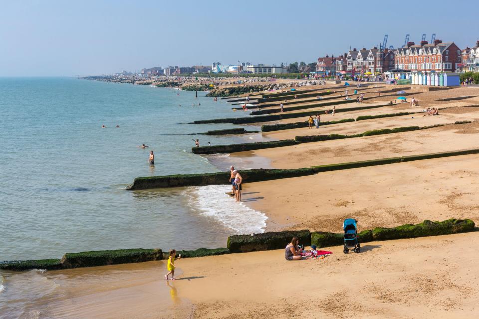 Felixstowe Beach is a Blue Flag beach