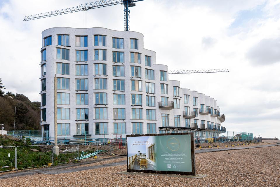 The penthouse at the top of the building will be on the market for up to £1.8m