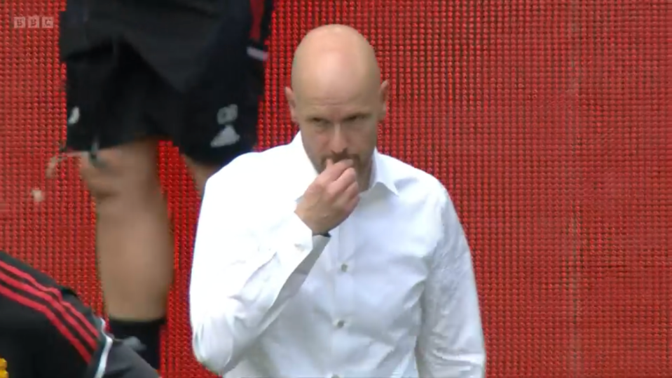 Fans took to social media to slam Ten Hag’s ‘filthy habit’