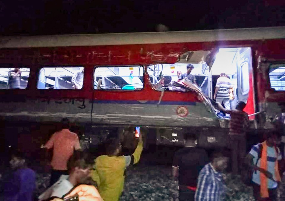 The mangled carriages have injured hundreds