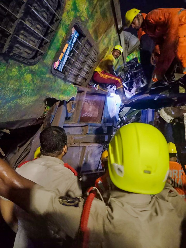 Rescue workers have been attempting to retrieve survivors