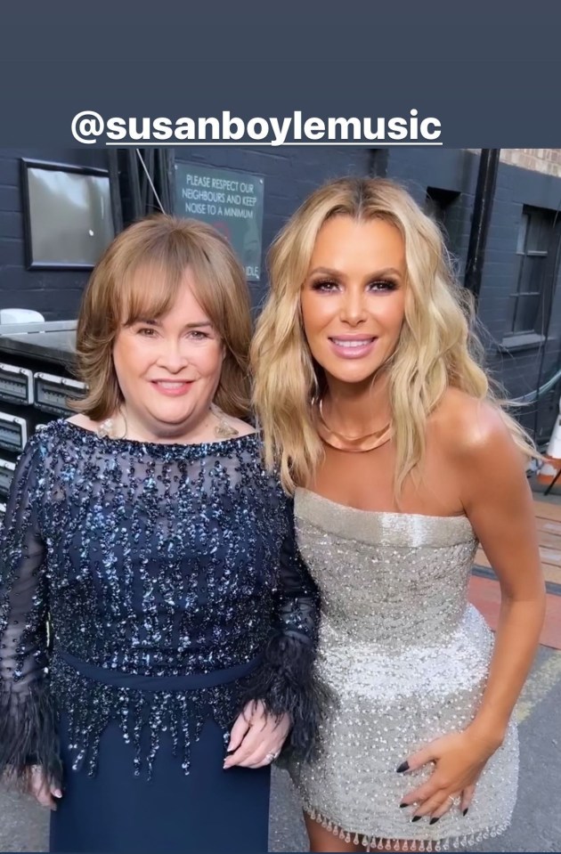 Susan Boyle attended the BGT final