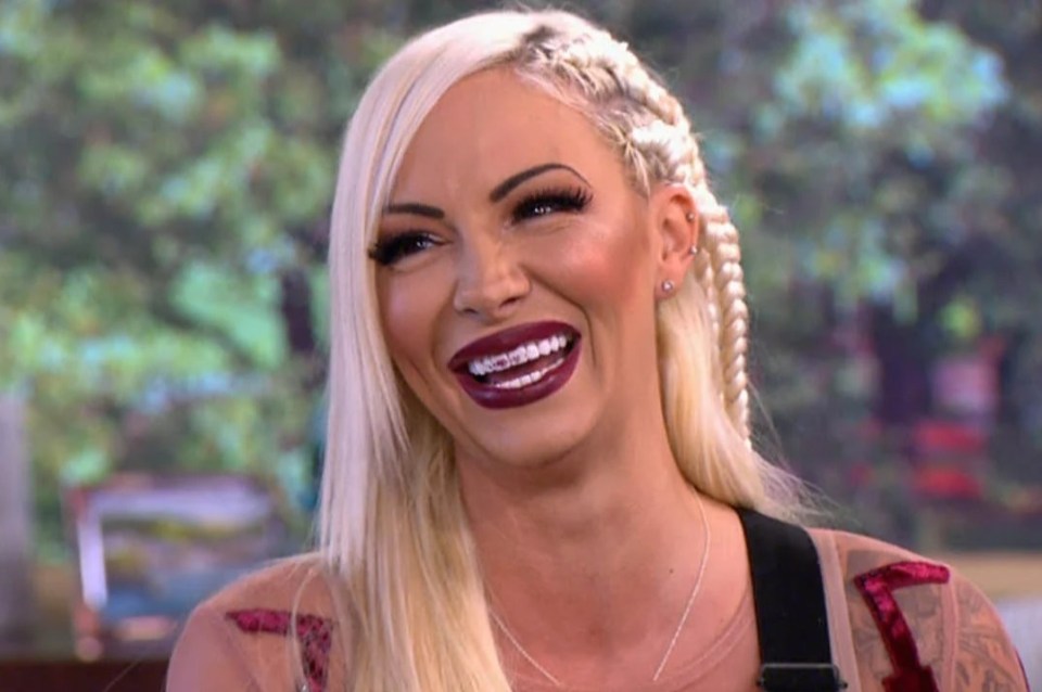 Jodie Marsh had lipstick on her teeth throughout her last This Morning appearance in 2016