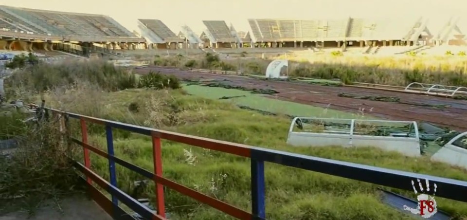 Stadio Sant'Elia once seated 60,000 and was the home of Cagliari