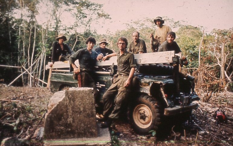 The group at Palo de Las Letras, on the Panama-Colombia border