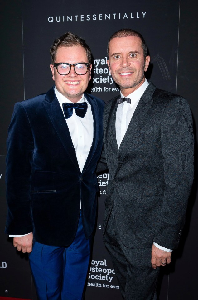 Alan Carr and ex Paul Drayton are in dispute over who has ‘custody’ of their celebrity friends