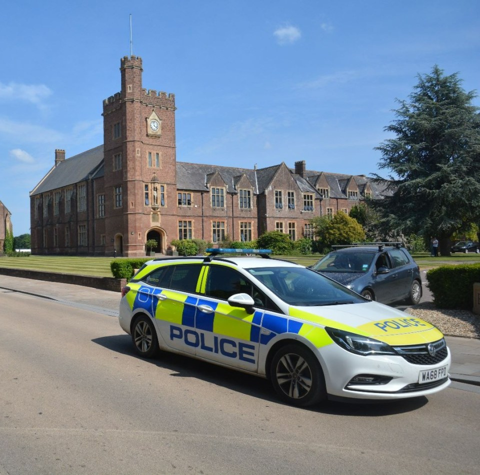 The incident at the £41,000-a-year private school saw all three victims hospitalised