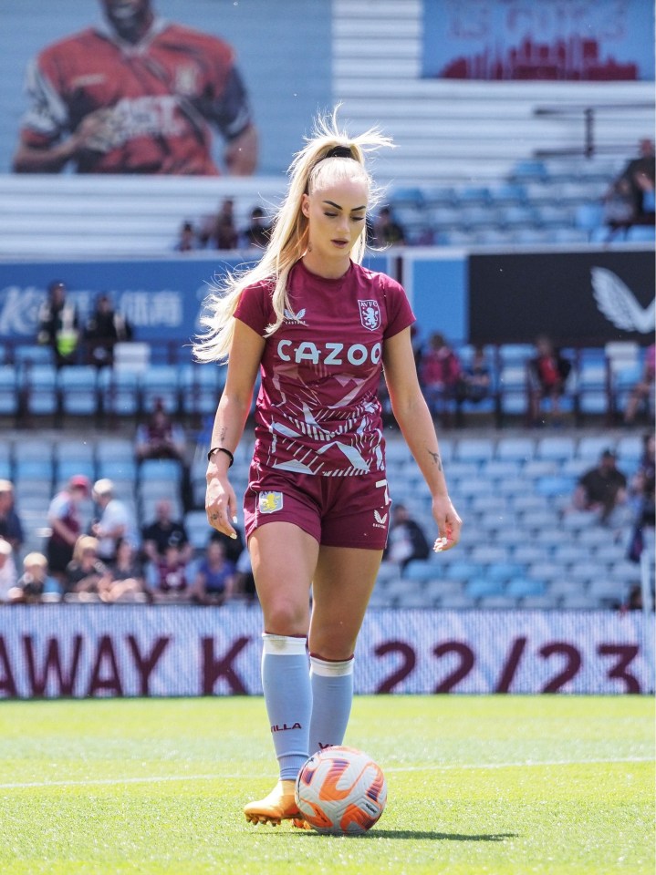 Aston Villa star Alisha Lehmann has over 13million Instagram followers