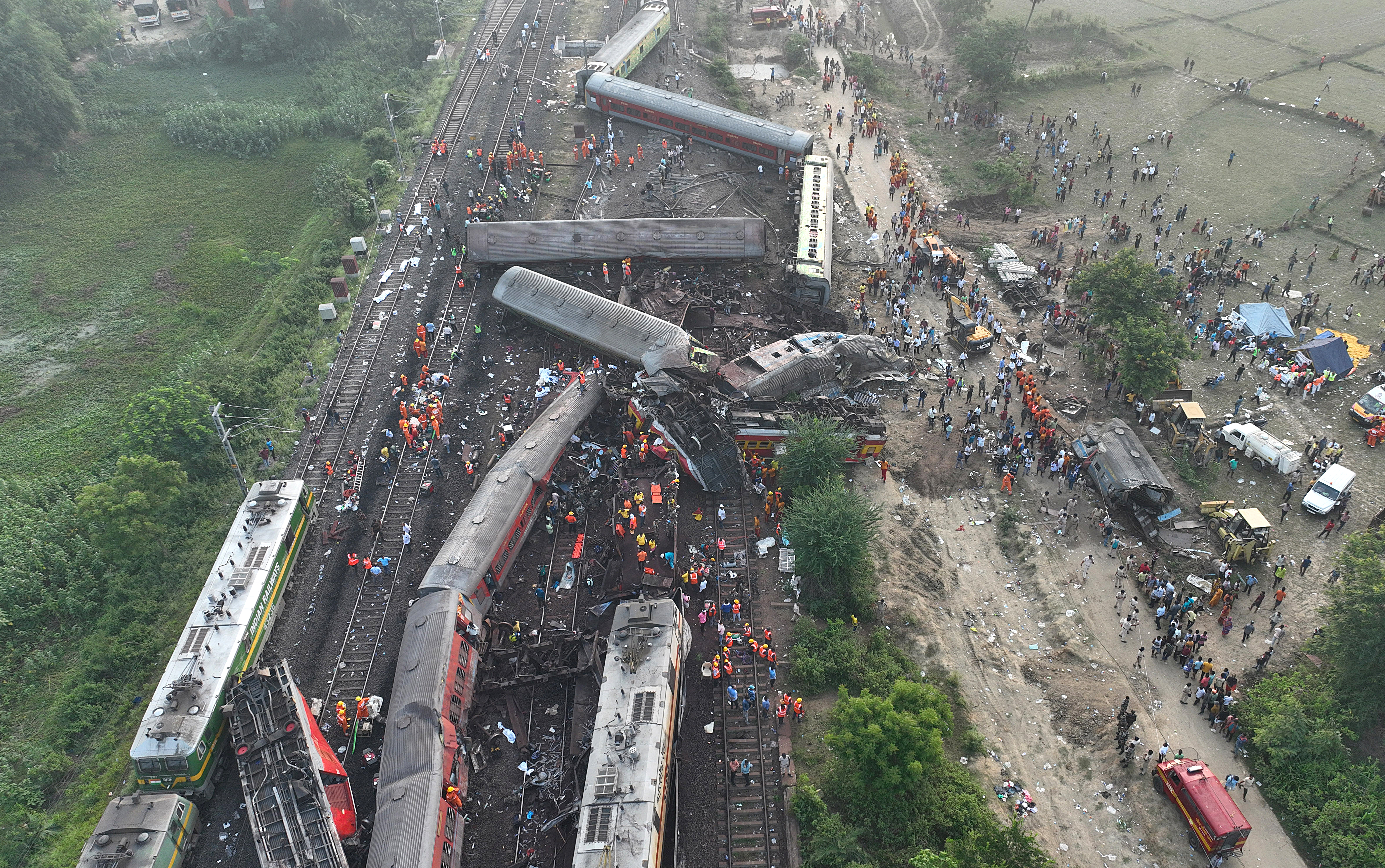 A huge train crash in India in June last year killed almost 300 people