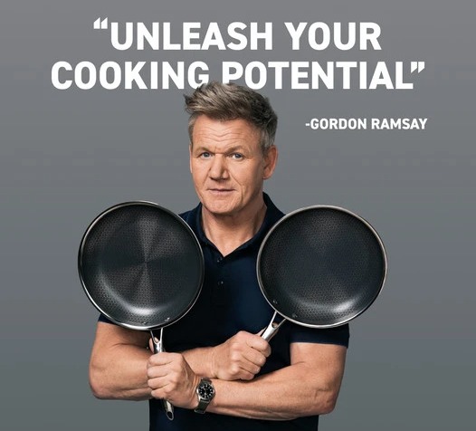 Gordon Ramsay is selling a very expensive set of saucepans