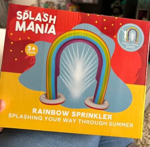 While some bargain hunters were desperate to nab the rainbow sprinklers, others described it as a total waste of money