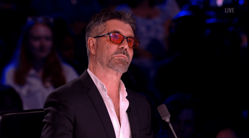 Simon Cowell was left in shock as Bruno made the awkward blunder