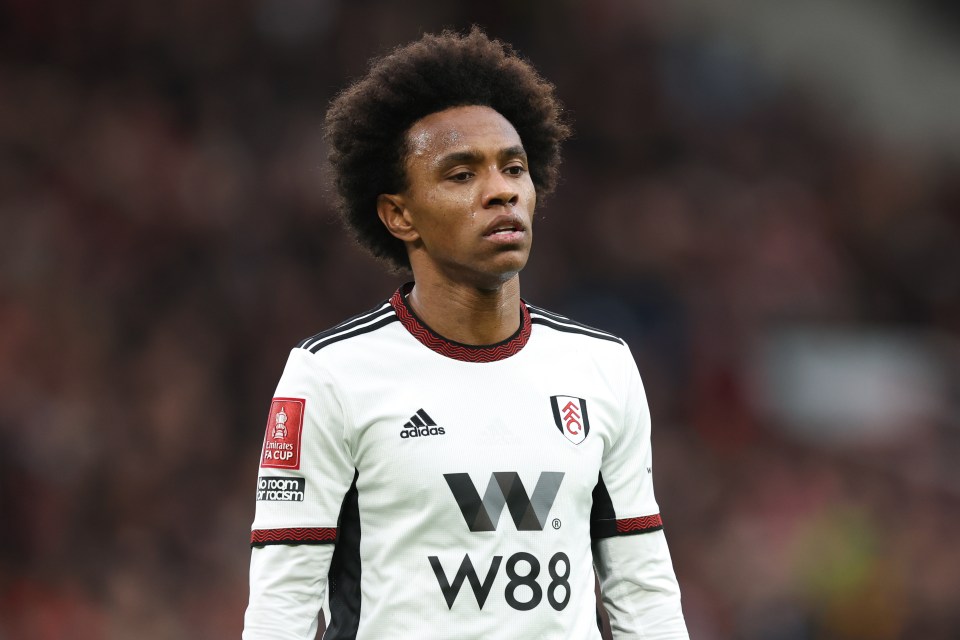 Willian has made 30 appearances for Fulham in all competitions