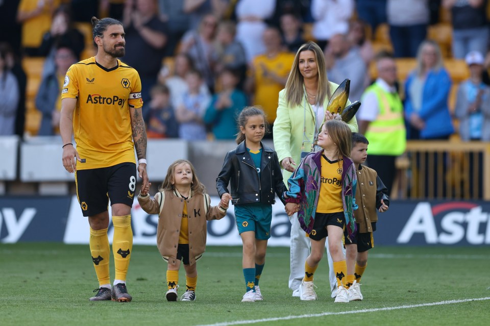 Ruben Neves of Wolverhampton Wanderers has been with his partner Debora Lourenco since 2014