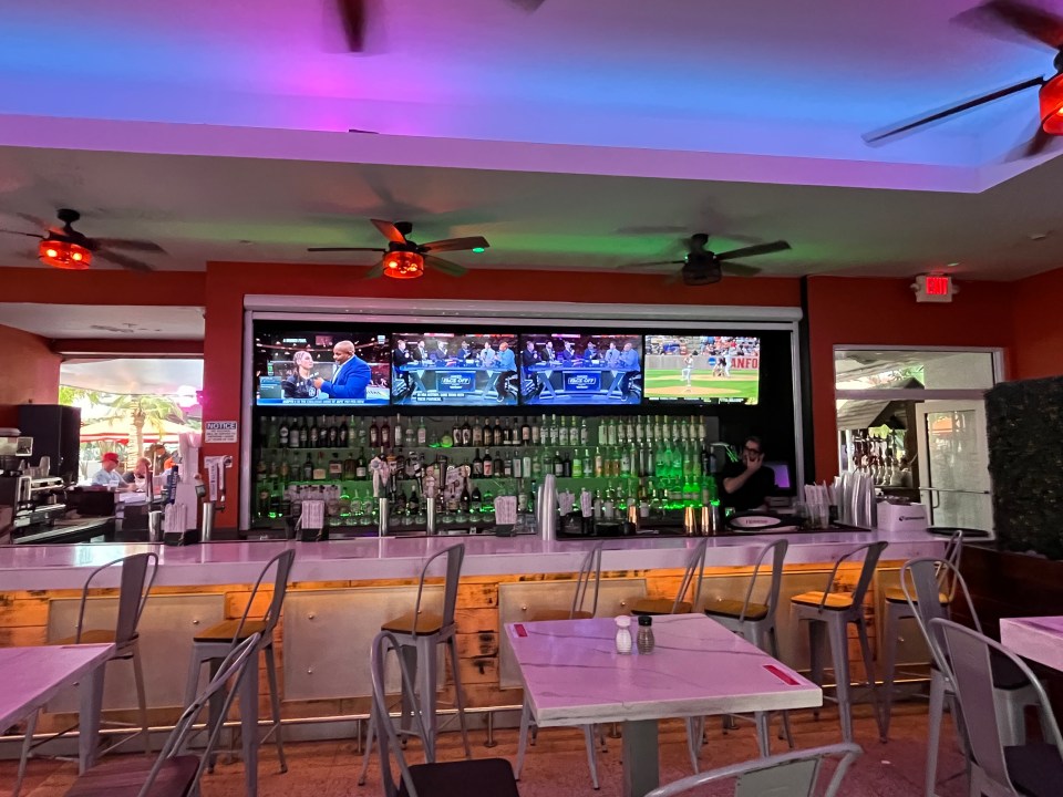 No sports bars by Miami beach had the match on