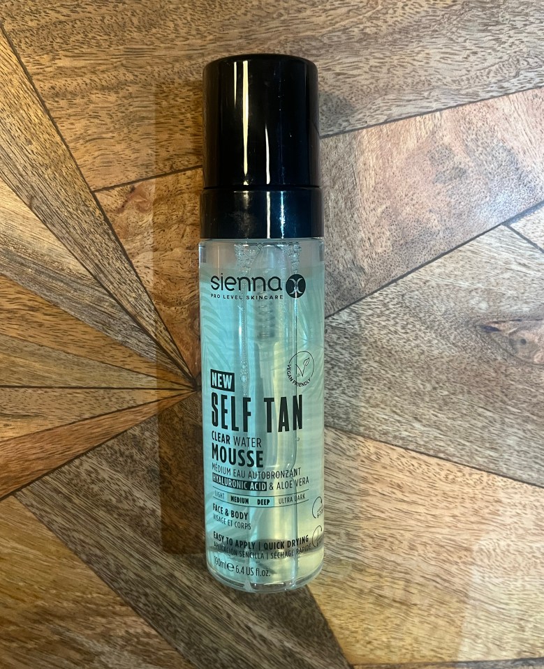 Sienna X Self Tan Clear Mousse - Medium Deep