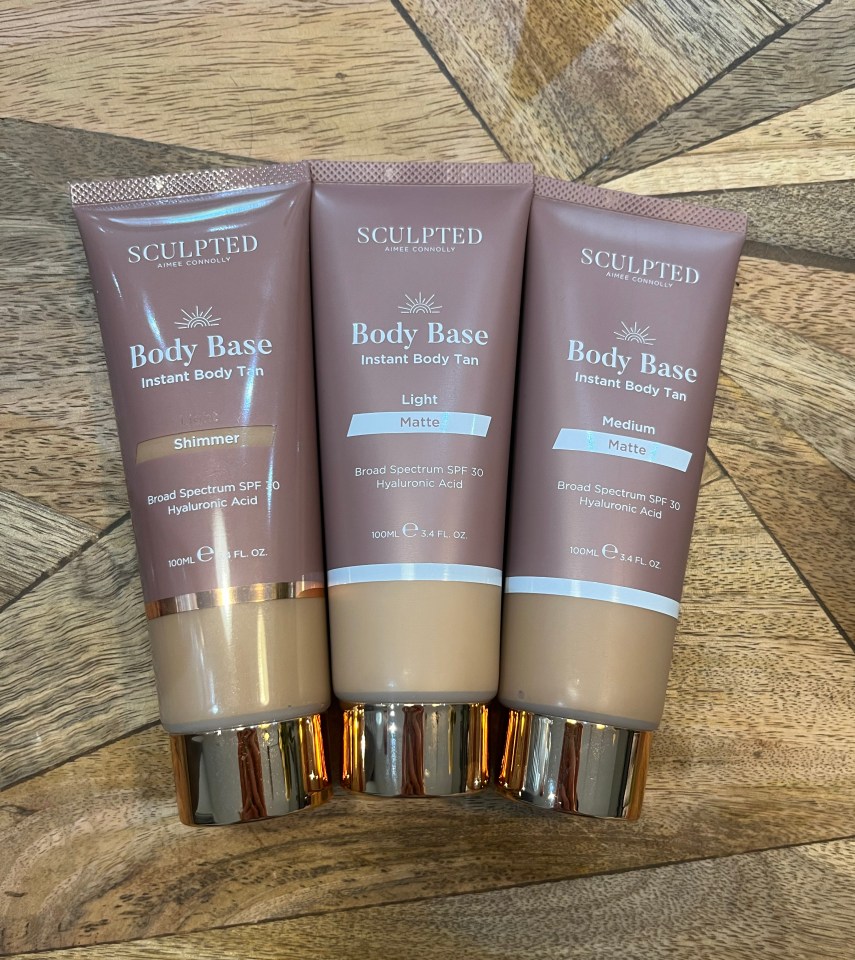 Sculpted By Aimee Body Base Shimmer Instant Tan