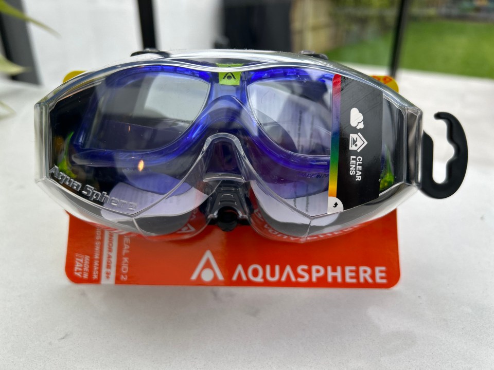 The Aquasphere kids’ goggles were approved by our mini testers