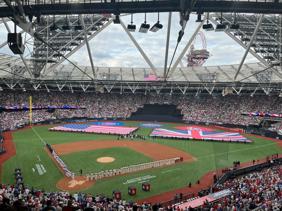 Baseball returned to London with a two-game series at West Ham on Saturday and Sunday