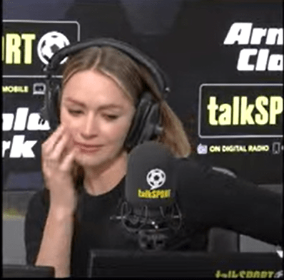 She was overcome with emotion after announcing her departure live on air