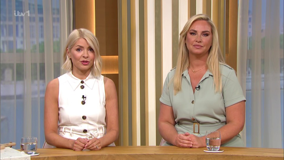 Holly was hosting alongside Josie Gibson, but gave an opening statement at the start