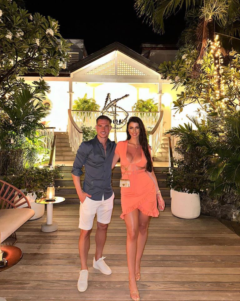 Soares and Filipa are glowing on the end-of-season get-away